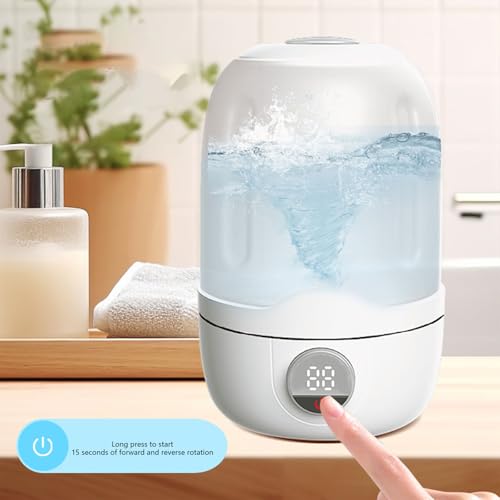 Lavadora de ropa interior portátil pequeña de 1,1 L para ropa de bebé 3