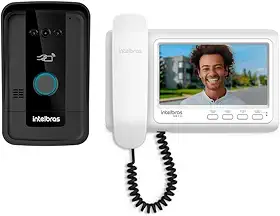 Videoporteiro c/ Monofone IVR 7 ID Preto Intelbras