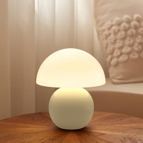 Dawnwake Pilzlampe Schlafzimmer Büro Nachttisch kleine Lampen für Wohnzimmer Nachttische Pilz Dekoration Modern Mini Lampen Mitte des Jahrhunderts Ästhetische Dekoration