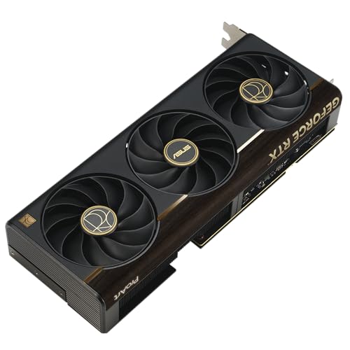Image of ASUS ProArt GeForce RTX 5080 16GB OC Edition GDDR7 Content Creation Graphics Card (NVIDIA Blackwell, DLSS 4, Gaming, 2.5-Slot, PCIe 5.0, 1x USB-C, 1x HDMI 2.1b, 2x DisplayPort 2.1b, PROART-RTX5080
