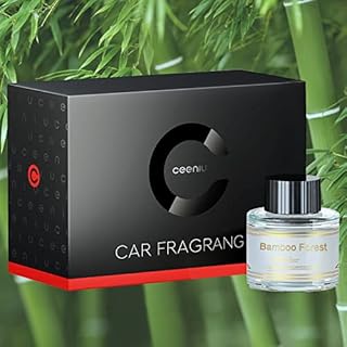 Car Perfume for Ceeniu Car Diffuser - Pure Natural Car Fragrance Refill Imported from France, Long-Lasting Car Air Fresheners, 45ML Bamboo Scent Car Freshener, Ceeniu Luxury Car Accessories