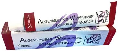 Hair Well Eyebrow & Eyelash Tint Brown 20 Ml Beauty Tinting Colour Professional Product