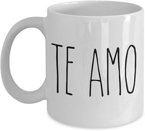 Rae Dunn Inspired Te Amo - Taza de café Te Amo disponible en Yaxa Peru