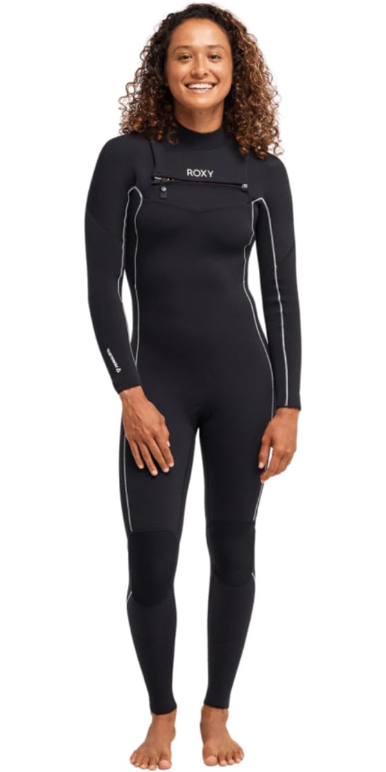 Roxy 2026 Elite Xtra Stretch 3/2 mm petto zip muta - nero