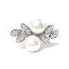 LAVINA Fancy Shell Pearl Brooch Pin Bridal Wedding Silver Tone Jewelry, Fashion For Women Men Kids Birthday Party Prom Gift Travel Prom Holiday Casual
