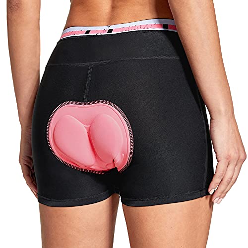 image for BALEAF Women's Bike Shorts 3D Padded Cycling Underwear Bicycle Road Bi