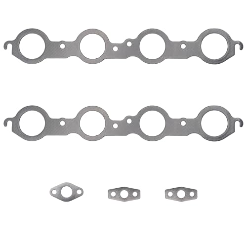 Image of MS 92467 Exhaust Manifold Gasket Set for 1997-2015 Chevy GM LS 4.8L 6.0L GMC Chevrolet Silverado 1500 5.3L