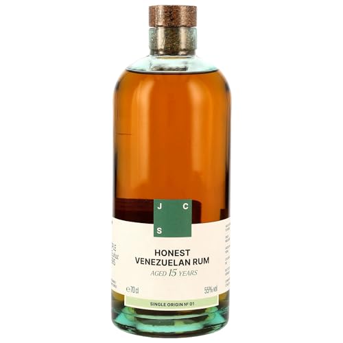 Jack Crap Spirits (JCS) Honest Venezuelan Rum | 55% Vol. | 0,7L | Authentischer Craft Spirit aus Venezuela | Kräftig...