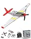 VOLANTEXRC P51D 2,4 GHz RC-Flugzeug mit 2 Batterien - RC Plane 4-Kanal RTF Modellflugzeug für Anfänger, Kinder und Erwachsene