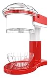 Shaved Ice Maker- Snow Cone, Italian Ice, and Slushy Machine for Home Use, Countertop Electric Ice Shaver/Chipper with Cup by Classic Cuisine