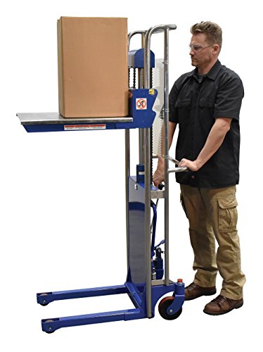 Vestil Hyd-10 Foot Pump Hefti-Lift, 880 Lbs Capacity, 24" Length X 23" Width Platform, 3-1/2" - 59" Height Range #TOP5