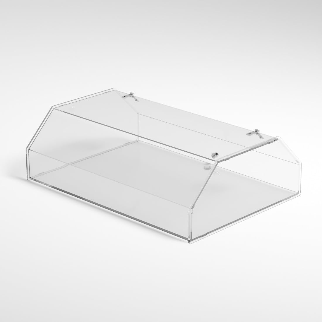 Vetrina da banco in plexiglass trasparente - Misure: 60 x 43 x H19 cm