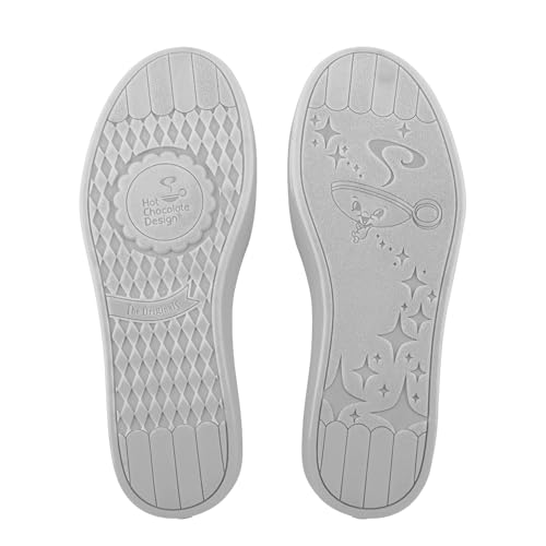 Image of Hot Chocolate Design All-Day Women's Lace-Up Sneakers | Canvas Upper, Cushioned Footbed with Arch Support, Flexible Rubber Outsole, Vegan Construction, Casual Everyday Sneakers
