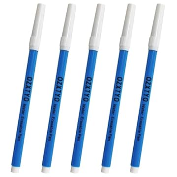water soluble pen embroidery