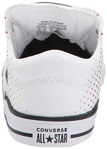 Converse Girl's Chuck Taylor All Star Madison Rainbow Foil Print Low Top Sneaker3