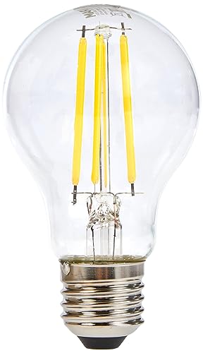 OSRAM Lámpara LED de ahorro de energía, bombilla de filamento de vidrio, E27, blanco cálido (3000K), 2,5 vatios, sustituye a la bombilla de 40W, altamente eficiente y de ahorro de energía,paquete de 1