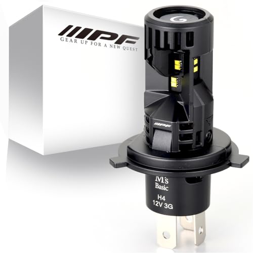 IPF 国産 LED ヘッドライト H4 hi low 使用期間短い！ Amazon.co.jp: M's Basic by IPF ヘッドライト LED バイク用 H4 Hi Lo