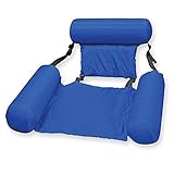 [page_title]-QUUY Schwimmstuhl, Aufblasbare Wasser Hängematte, Klappbarer Pool Float Lounge Chair Sitz Mit Rückenlehne, Schwimmstuhl Bett Drifter Pool Beach Float Für Erwachsene