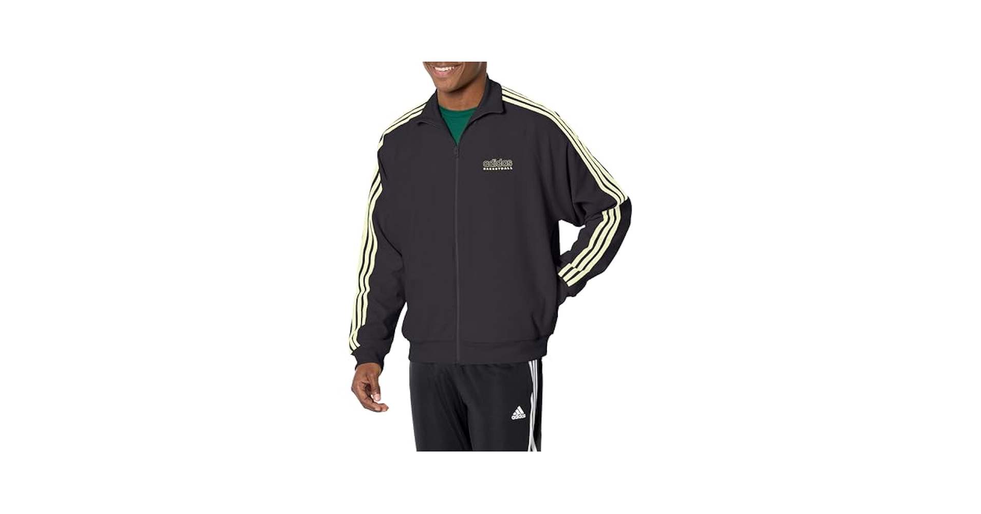 adidas Men's Select Jacket, Aurora Black, X-Large at Amazon