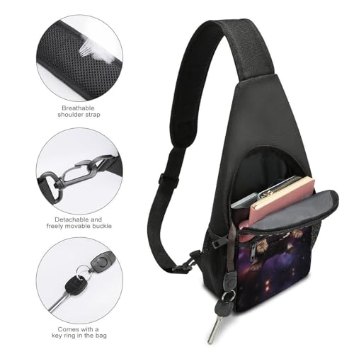 Bolso tipo sling compacto para ciclismo y senderismo miniatura 4