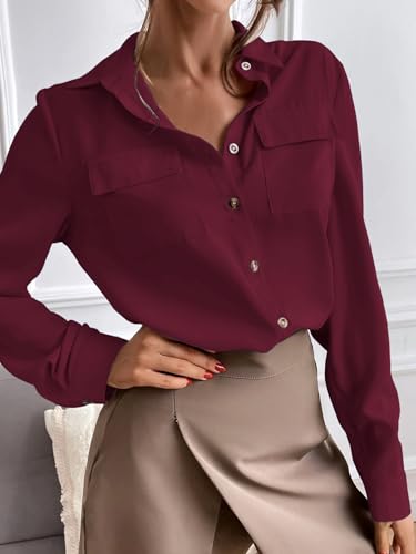 Image of GRECIILOOKS Shirt for Women Stylish | Long Shirt for Women | Oversized Shirt for Women | Women Shirt | Tops for Woman