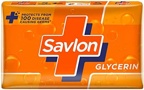 Savlon Glycerin Germ Protection Bathing Soap Bar, 45g
