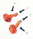 Material:6061T6 Aluminum CrazyRacer H-P-I BULLET3.0 MT ST Ken Block WR8 Flux Upgrade Parts Aluminum Alloy Front Knuckle Arm-1PR Set for 101208 Orange