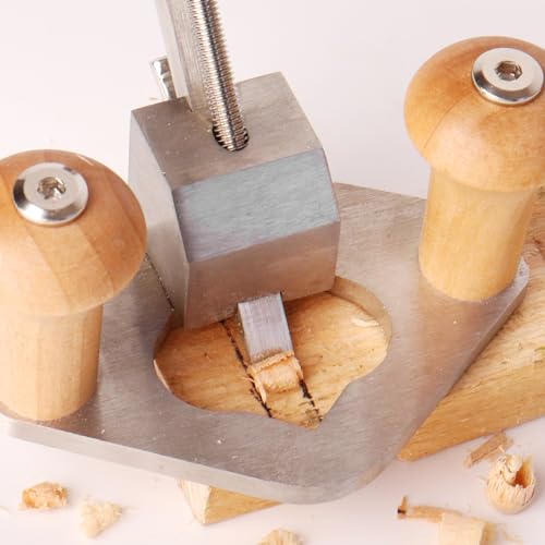 Router Plane Handheld Woodworking Tool - Adjustable Blade Hand Wood Planer, Stainless Steel Wood Shaver w/Depth Stop, High Configuration Hand Planer for Woodworking DIY Carpentry Industry - Image 6