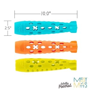 Messy Mutts Totally Pooched Stuff'n Chew Rocket Stick | Green | 10" x 2.5" Fillable Dog Toy | Interactive Treat Holding TPR Toy for Dog Messy Mutts Totally Pooched Stuffn Chew Rocket Stick Green 10 x 25 Fillable Dog Toy Interactive Treat Holding TPR Toy for Dog