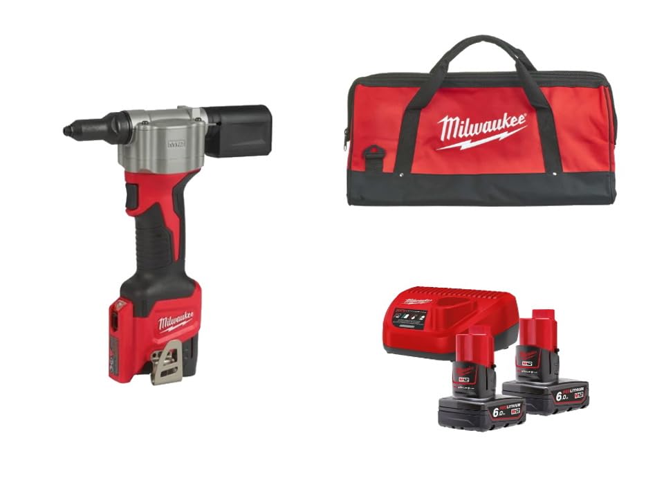 Milwaukee M12 BPRT-201X Akku Blindnietgerät inkl. Akku