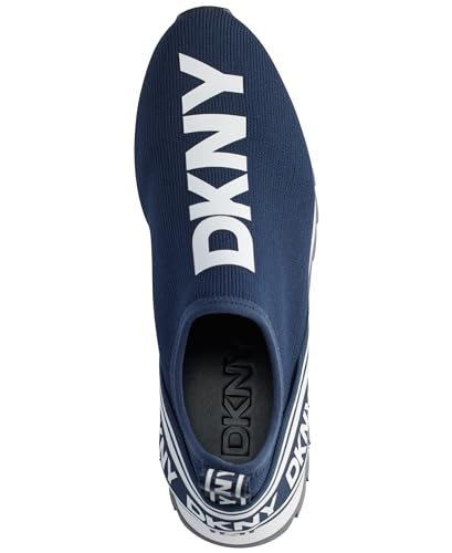 Image of DKNY Women's Abbi Knit Slip on Sneaker with Logo