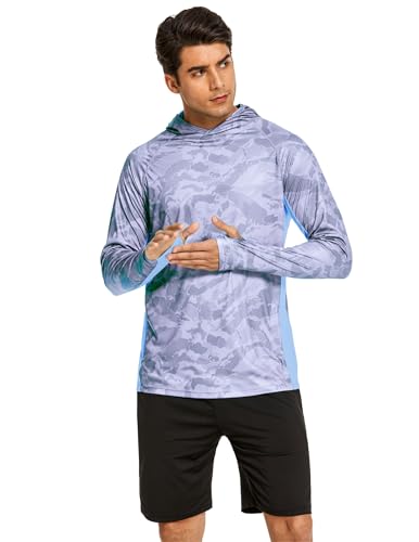 40% Off COOrun Men's UPF 50+ Hooded Sun Shirt with Mask