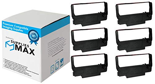 Cintas de impresora compatibles SuppliesMAX para Bixolon (6/PK)