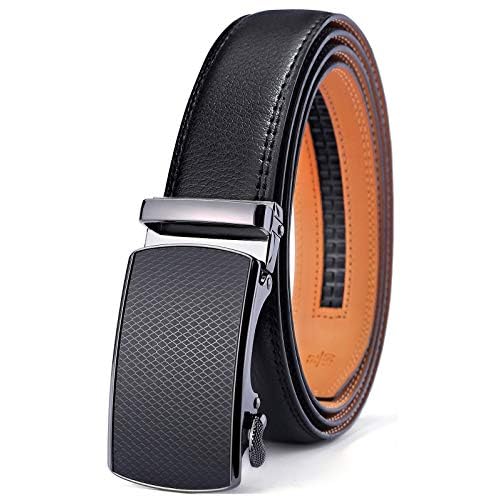 BULLIANT Men's Belt,Slide Ratchet Belt Adjsutable For Men Suit Casual Jeans Gift Boxed,Trim To Fit