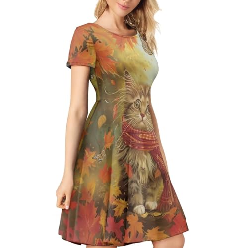 Image of Forchrinse Native Aztec Style Black White Geometric Women's Midi Dress Casual Long Dress Round Neck Swing Dress