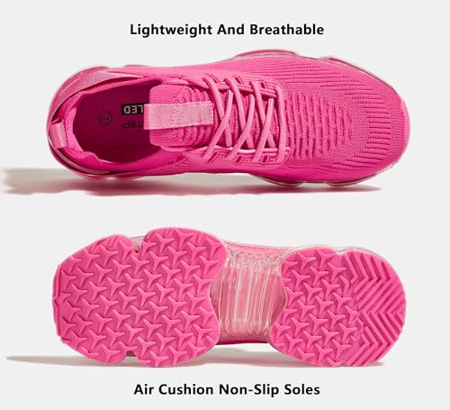 Image of LUCKY STEP Women Air Cushion Fashion Sneakers | Breathable Casual Comfortable Lightweight Walking Shoes