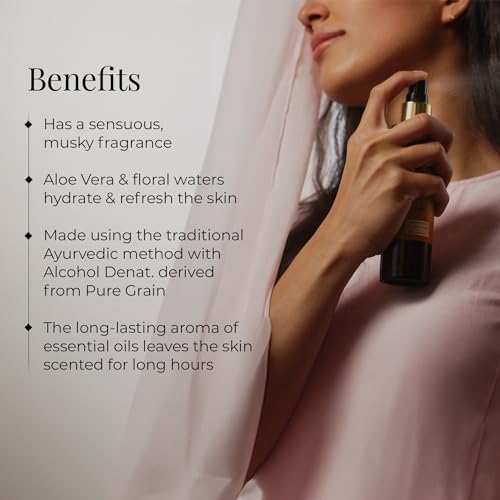 Image of Forest Essentials- Perfume Spray- Body Mist Lime Saffron Oudh||