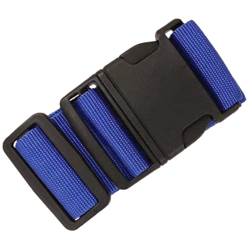 Image of KINDOYO Luggage Suitcase Straps - Travel Accessories Thickened Luggage Belt with Quick Release Buckle, Adjustable Travel Luggage Straps for Suitcase Baggage, Dark Blue, 1 Piece