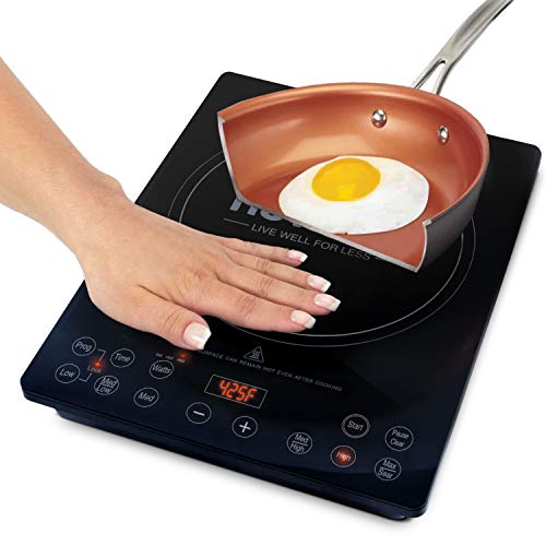 Nuwave Pro Chef Induction Cooktop, NSF-Certified, Commercial-Grade, Portable, Powerful 1800W, Large 8” Heating Coil, 94 Temp Settings 100°F - 575°F in 5°F, Shatter-Proof Ceramic Glass Surface by Nuwave - Image 6