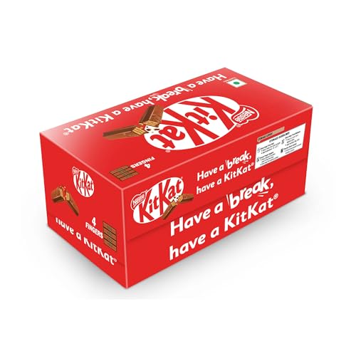 Image of KIT KAT Nestle 4 Fingers Choco Coated Wafer Bar, (21 Units X 38.5g) ,808.5g