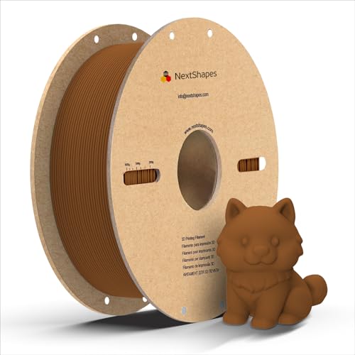 Filament PETG Mat 1.75mm 1kg Bobine Marron Imprimante 3D FDM