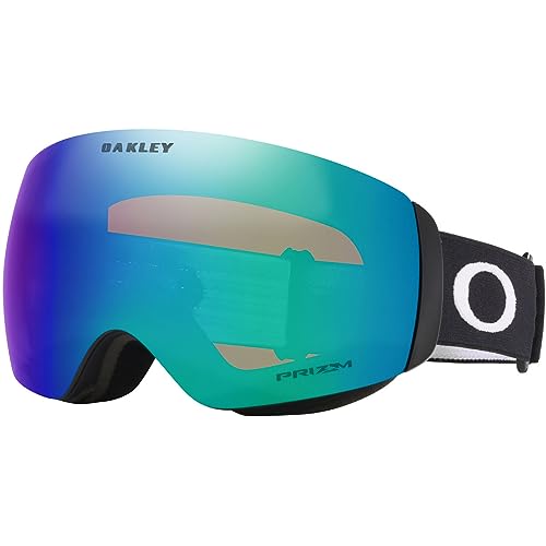 Lunettes de ski Oakley Flight Deck M Noir sur les pistes enneigées de la Unity Collection