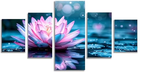 Kit broderie diamant 5D Lotus F655, offrez un grand projet créatif et relaxant de 200x100cm