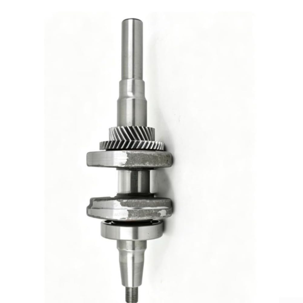 Cigüeñal para motor GX390 188F - Componente de acero diseñado con precisión para kit de reparación de piezas de motor de generador compatible con maquinaria de plantas, tono plateado