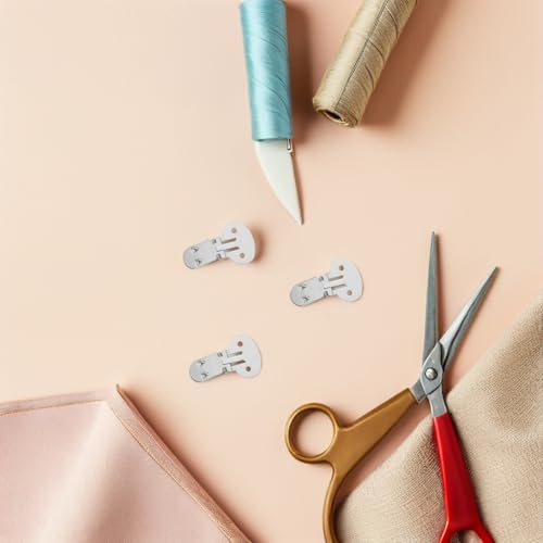 30pcs Large Stainless Steel Flat Blank Shoe Clips for Diy Craft Projects Metal Shoe Accessories Portable for Travel Diy Craft Projects2