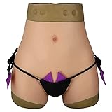 WJPTDKJ Transgender Silicone Panties Fake Vagina Underwear Butt Lifter Shaper Boxer Briefs for Shemale Crossdresser(Size:Upgrade,Color:Color 2)
