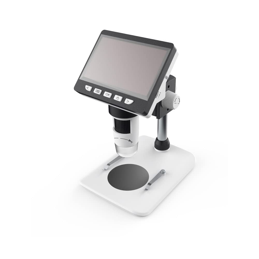 Zestaw Mikroskopowy 1080P 1000X, Mikroskop Elektronowy Z 4,3-Calowym Ekranem Lcd, Lupa Podświetlana Diodami Led, Szkiełka Mikroskopowe Do Naprawy Telefonów Komórkowych,