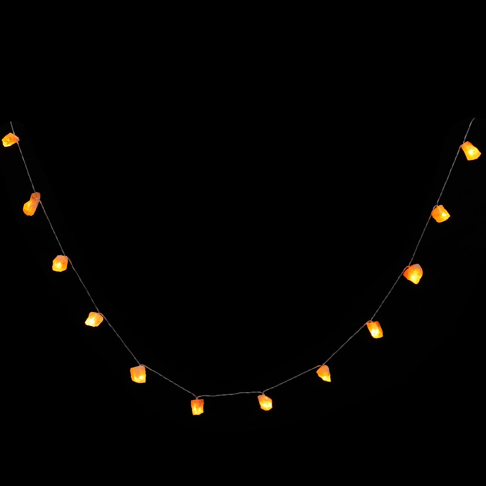 Guirlande Lumineuse à Sel LED 20 Lampes USB Interrupteur Petite Lampe de Nuit Décorative pour Chambre Veilleuse en Sel Douce et Ambiance Chaleureuse Éclairage Décoratif pour