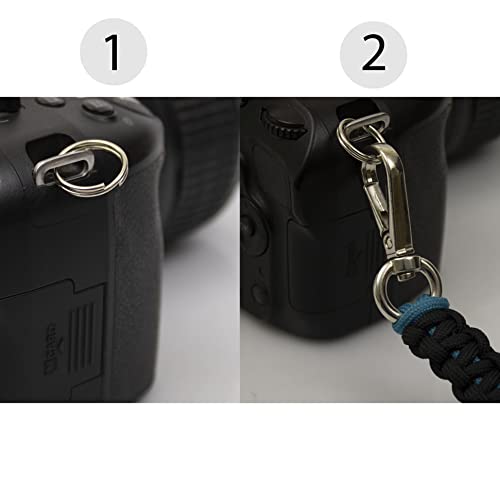 Image of Paracord Wrist | Camera Strap for Robust Hand Grip To Hold All DSLR Camera | Heavy gear | Binocular -Alloy camera strap