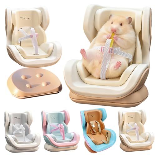 ぬいぐるみ チャイルドシート ドールカーシート ぬいぐるみ ドールカーシートベントクリップ 小さな人形の安全シート 車用通気口 ドールスタンド 人形用 ベルト おもちゃ アクセサリー 取り付け簡単 工具不要 ミニ家具 車載/卓上两用 飾り (4点セット)